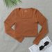 Women's Wide Collar Thread Sportswear Long Sleeved Yoga Top Internet Celebrity Style High Elastic Autumn Winter Jacket Sexy_ecoleips.com