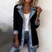 Women's Slim Fit Patchwork Jacket Elegant Fashionable Long Sleeve Autumn Outerwear_ecoleips.com