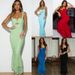 Summer New Arrival Women's Strappy Backless Tight Fitting Pleated Fishtail Long Dress European American Fashion 2025_ecoleips.com