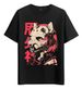 Women's T-Shirts Tshirt Muscle Freaks Cyberpunk Catgirl Estilo Anime Girl_ecoleips.com