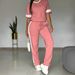 "Women's Casual Sporty Lounge Set - Stylish & Comfortable Two-Piece Outfit For Yoga, Running & Everyday Wear"_ecoleips.com