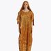 Verve New Style Clothing Rayon Plus Size Women's Two-in-One Gold Foil Elegant Long Dress Set Classic Comfortable Robe_ecoleips.com