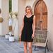 Women's Floral Print Dress Crinkle Textured A-Line Sundress With Pockets 7 Colors Available Size S To Xxl_ecoleips.com