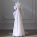Women's Clothing High End Heavy Duty Light Wedding Dress One Shoulder Bride Temperament Light Luxury Niche Dress Banquet Long Skirt_ecoleips.com