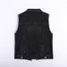 Women’s Vintage Denim Vest – Oversized Sleeveless Jacket With Distressed Wash (S-XXL)_ecoleips.com