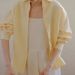 Women's Shirt 2026 Spring And Autumn High-End Blouse Jacket Cool Yellow Top Old Money Style Linen Language_ecoleips.com