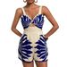 Summer Printed Casual Fashion Jumpsuit Shorts for Women European American Style Suspender Clothing Rompers_ecoleips.com