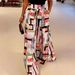 Women's Clothing Autumn New High Waist Loose Print Large Size Casual Wide Leg Pants_ecoleips.com