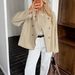 Diyun European And American Casual Vacation Style Button Long Sleeve Jacket Women's Clothing 2025 Autumn_ecoleips.com