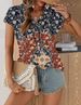 Rapbin Womens V Neck Tops Short Sleeve Cap Sleeve Blouses Dressy Casual Basic Tees Summer Spring Outfits_ecoleips.com