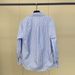 Women's Unique Woven Striped Shirt Loose Fit Slimming Trendy Long Sleeved Top Versatile New Spring Summer Style_ecoleips.com