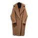 Bear Coat For Women, Loose Fit Teddy Jacket, MAX Parent Style Winter Wear, Fur Grain Sheep Wool Integrated_ecoleips.com