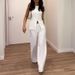 Women's Clothing Summer Sleeveless Round Neck Vest Long Top High Waist Straight Shorts Temperament Suit_ecoleips.com