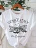 Eurean And American Cross-border Foreign Trade Women's Fashion Urban Pattern Round-neck Printed Short-sleeve T-shirt_ecoleips.com