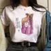 Spring/Summer Cross-Border Fashion Urban Girl White Casual Plus Size Women's Letter Print Summer T-Shirt_ecoleips.com