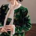 girl Winter National New Chinese High-end Rayon Mink Fur Design Light Coat Cotton Jacket For Women ZX Style MY051_ecoleips.com