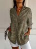 Verve 2025 New Women's Shirt Summer Trend Long Printed 3D Floral Short Sleeve Pattern Fashion_ecoleips.com