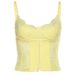 Aria Basics Aria Basics 2023 Summer Fashion Trend Women's New Spaghetti Strap V-Neck Backless Lace Trim Slim Tank Top_ecoleips.com