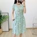 Summer New Cotton Silk Dress, Artificial Cotton, Petite Figure-flattering, Floral Print, Vacation Bohemian Mid-length_ecoleips.com