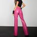Women's Clothing Fashion New Products Women's High Elastic PU Leather Pants Leggings Women's Pants_ecoleips.com