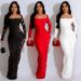 Women's Clothing fashion women's solid color sexy splicing backless long skirt dress_ecoleips.com