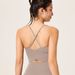 K Backless Yoga Vest, Women's Yoga Suit With Chest Cushion, Fitness Bra, Shock-absorbing Large Chest Display, Small Yoga Top_ecoleips.com