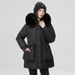 Winter Parka Coat For Women – Mid-Length Hooded Puffer Jacket With Faux Fur Trim, Oversized Pockets, Water(M-XXXL, Black/Taupe/Khaki, Commuter-Ready)_ecoleips.com
