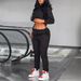 Cross-border European American Basic Solid Color Two-piece Sports Suit, Popular In Spring, Autumn, Winter, With Kangaroo_ecoleips.com