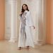 NC64 Mesh Embroidery Sequined Long Skirt Abaya Cross Border Dress for Women Muslim Fashion_ecoleips.com