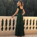 Women's Clothing New Temperament Women's Sexy And Sweet Collar Slit Thigh Sequined Dress_ecoleips.com