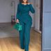 "Sweetheart Jumpsuit – Flowy Long-Sleeve Romper With Straight Leg For Women_ecoleips.com