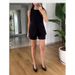 Women's Sleeveless Vest & High-Waisted Shorts Set – Breathable Polyester Summer Outfit, Street Chic To Elegant Style_ecoleips.com