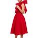 Women's Clothing Pure Color Sexy Dress Banquet Dress_ecoleips.com