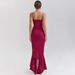 Summer Floral Lace Trim Slip Dress High-Low Hem Long Dress with Adjustable Straps for Women Sexy Style_ecoleips.com