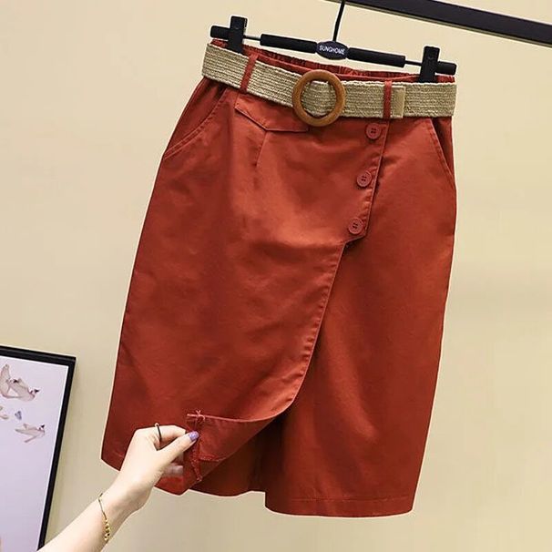 Women's High-Waisted Culotte Shorts Korean Style Elastic Waist Wide Leg Summer Casual Palazzo Pants_ecoleips.com