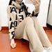 Women's Clothing Spring And Autumn New Sweater Temperament Wide Leg Pants Fashion Three Piece Suit_ecoleips.com