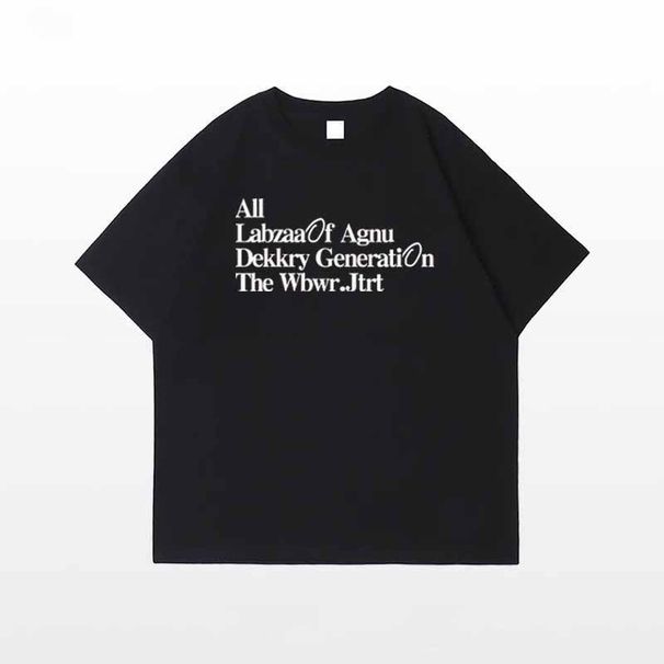 women's High-quality Round-neck Pullover Short-sleeved T-shirt_ecoleips.com