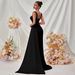 Women's Clothing New Slit Sexy Evening Dress For Women High End Temperament Hip Wrapped Slim Suspender Long Dress_ecoleips.com