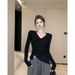 This Is A Versatile And Niche Long-Sleeved Top With An Irregular Pleated Design That Can Hide Flaws And Make You Look Sl_ecoleips.com