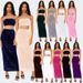 Sequin Backless Women's High-End Sense Tube Top Little Casual Fashion Set Women_ecoleips.com