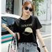 heavy-duty Gold-embossed Hat, New Summer Korean-style Women's Short-sleeve T-shirt, Spring-summer Trendy_ecoleips.com