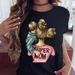Cross-border Fashion European And American Women's Mother's Day Themed Short-sleeve T-shirts_ecoleips.com