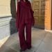 Women’s Clothing Fashion New Lazy Loose High End Knitted Sweater With Scarf Suit For Women_ecoleips.com
