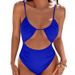 Women's Clothing One Piece Swimsuit Sexy Belly Control Swimsuit_ecoleips.com