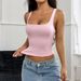 Cross-Border European And American Y2K Sexy Style Camisole Solid Color T-Shirt Vest Women's Fashion 2026 Spring Summer_ecoleips.com