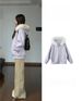 Blue Fur Collar Jacket Hooded Sweater Women's Autumn And Winter Lamb Wool Woolen Coat Thickened And Looks Good In Early Winter_ecoleips.com