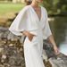 Women's Dress Jumpsuit Hot Sale Deep V High Waist Wide Leg Pants_ecoleips.com