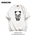 Casual Urban Fashion For Men & Women Panda Graphic Print T-Shirt Oversized Relaxed Fit 100% Cotton Unisex Streetwear_ecoleips.com