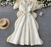 Elegant Short Sleeved Collared Dress For Women Korean Style Slimming A-Line Skirt Suitable For Commuting And Formal Wear_ecoleips.com