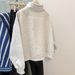 American-style Real-shot Spring And Autumn New Stand-up Collar Half-zip Long-sleeve Composite Sweatshirt For Women, Thin_ecoleips.com